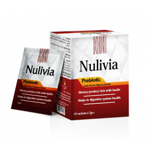 NULIVIA PREBIOTIC DIETARY SUPPLEMENT RICH WITH INULIN ( FRUCTO-OLIGOSACCHARIDE ) STRAWBERRY FLAVOR 10 SACHETS X 3 GM